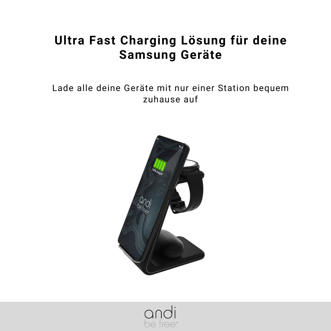 3-in-1 Wireless Charger für Samsung