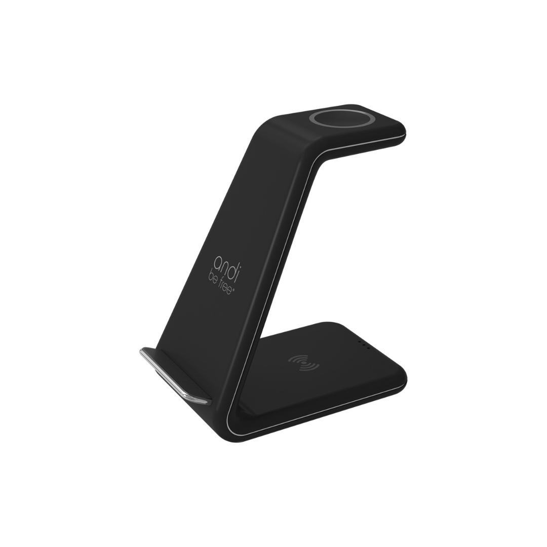 3-in-1 Samsung Ladegerät - Wireless Charger - Ladestation für Smartphone,  Samsung Watch, Qi-kompatible Earbuds - Schnelladegerät
